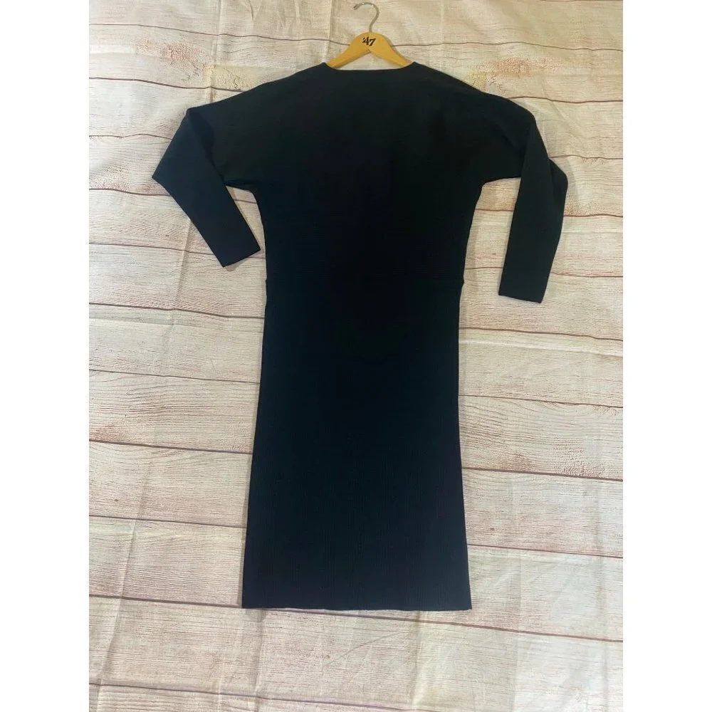 NWT Banana Republic Women's Long Sleeve Thick V Neck Dress - Medium - Picture 12 of 13